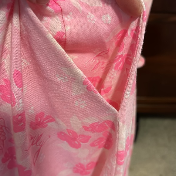 Lilly Pulitzer Vintage Liza Label Floral Print Dress - Picture 11 of 12